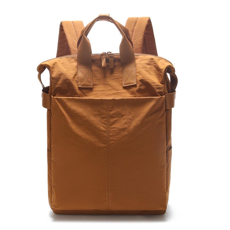 Unisex Lässiger Outdoor-Rucksack: Großes Fassungsvermögen, Wasserabweisend, Strukturierte Unifarbe, Ideal für Reisen, Sport und den täglichen Weg zur Arbeit.