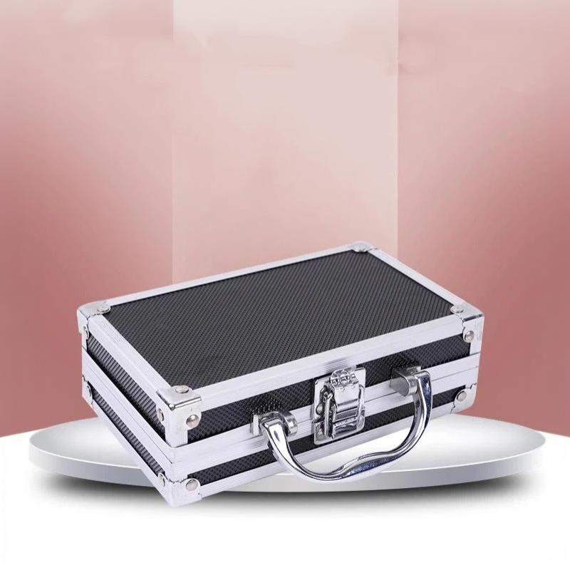 Shockproof Aluminum Alloy Tool Box Heavy Duty Anti-Impact Storage Case for Home Garage Workshop Repair