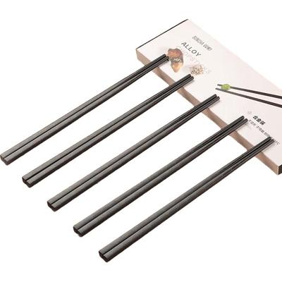 Household Alloy and Pure Titanium Chopsticks Set
