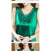 Fashion Lace Camisole Vest for Women In Summer, Satin V-neck Undershirt for Outerwear, Suit for Undersized Sleeveless Top