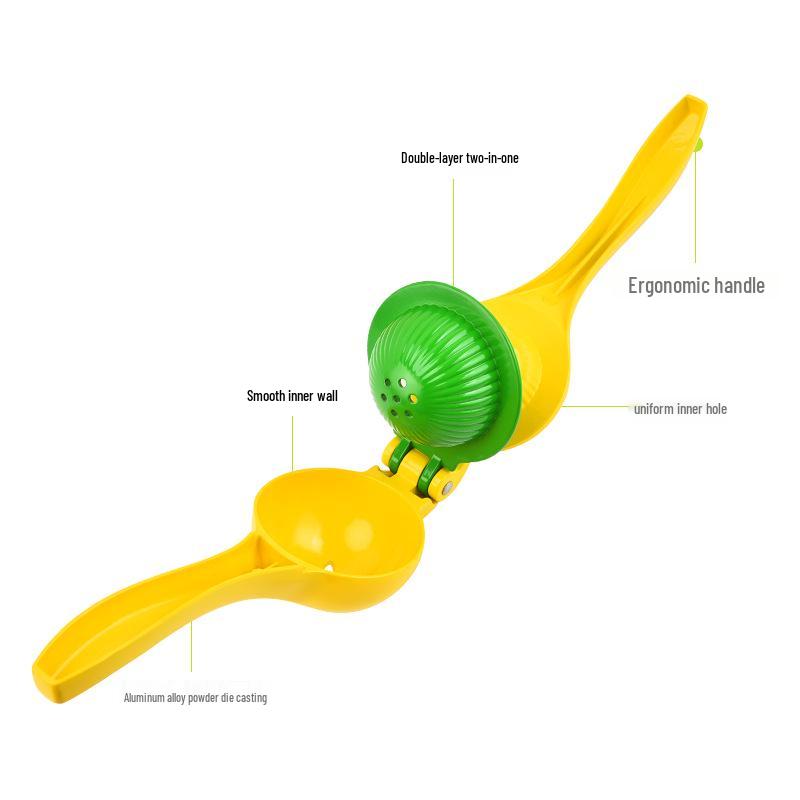 Espremedor Manual de Limão e Laranja em Liga de Alumínio