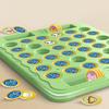 Multiplayer Animal/Fruit Theme Board Game Toy for Kids with Flip Chess for Family Gathering Classroom Activity Supply
