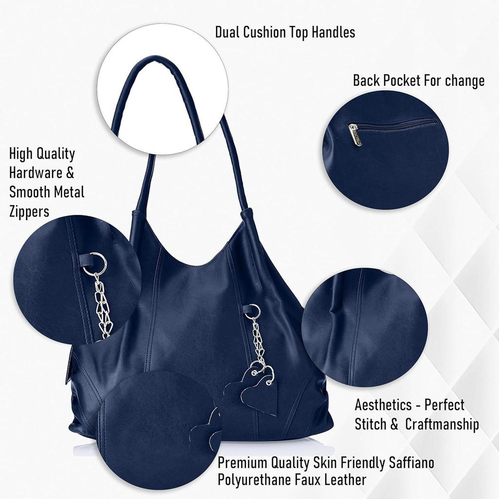 Women's Style Diva Faux Leather Handbag (Large)