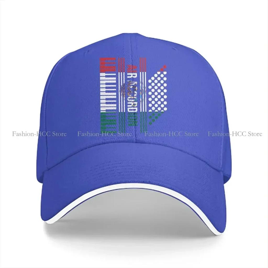 Washed Unisexs Baseball Cap Air Accordion Trucker Snapback Caps Dad Hat Mexican Flag