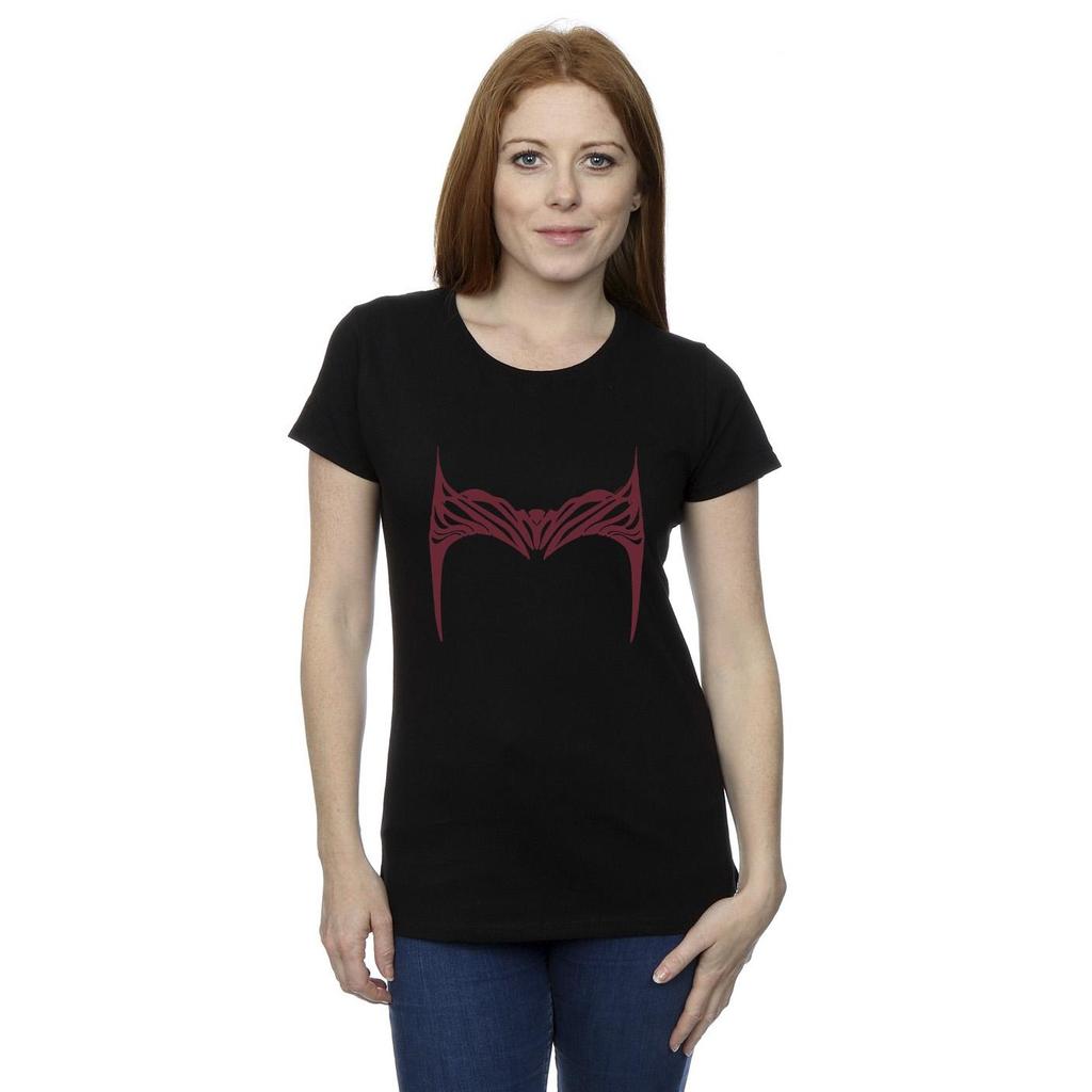 Marvel Womens/Ladies Doctor Strange Wanda Crown Cotton T-Shirt