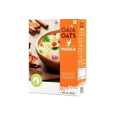Gaia Avena con Masala, Alta en Fibra y Proteína con Cero Colesterol 200 g (200 g)