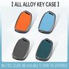 Zinc Alloy Leather Car Folding Key Cover Case Holder Keychain for Hyundai Avante I10 I20 I30 HB20 IX25 IX35/45 TUCSON Accessorie