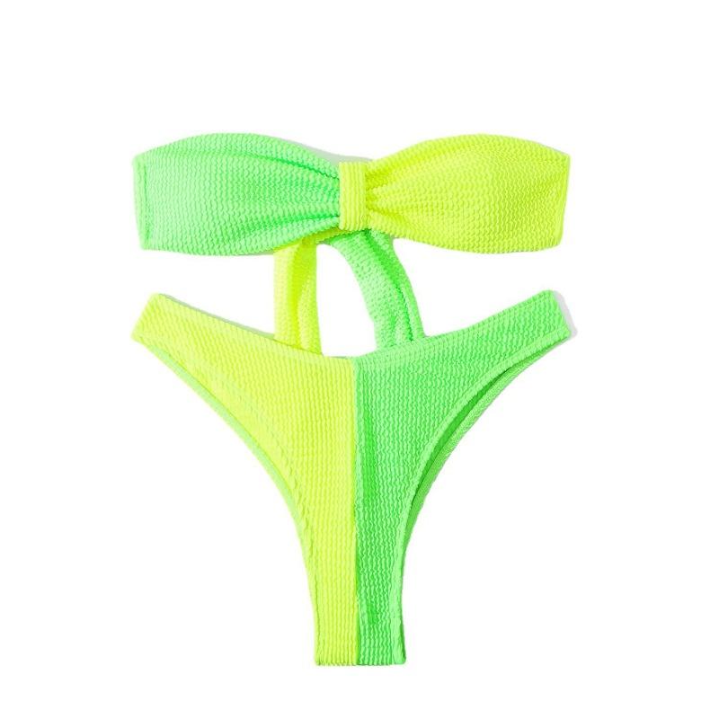 Frauen Bikini Sexy Hohe Taille Badeanzug Strand Bademode Weiblichen Sommer Badeanzug