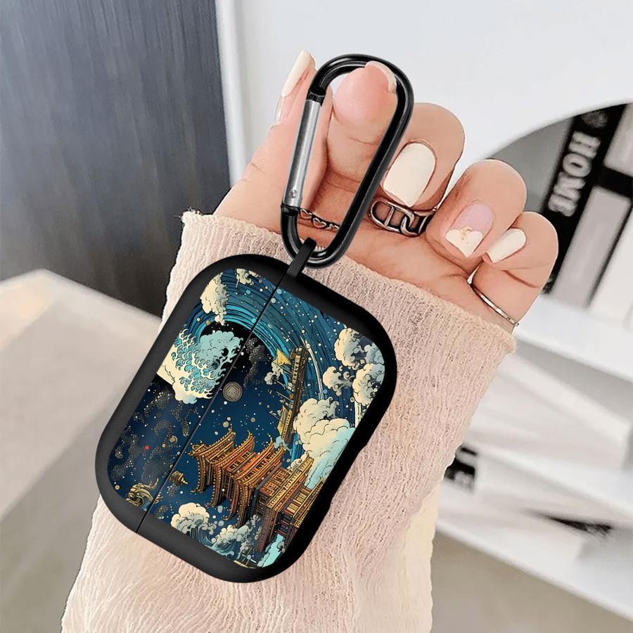 Earphone Cases Cover Case For Airpods Pro2 Pro3 3 2 Pro 1 4 Cartoon Wave