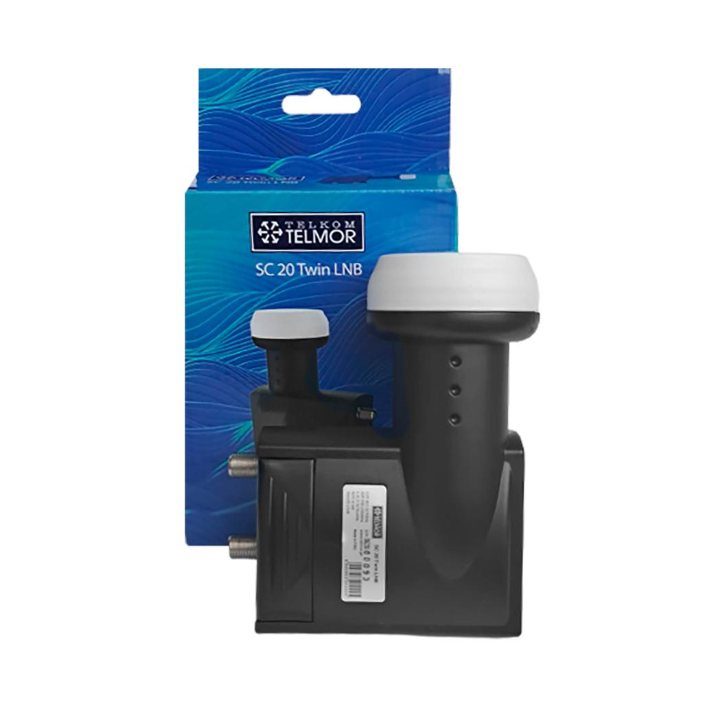 SC-20 LNB Twin Telkom Telmor converter