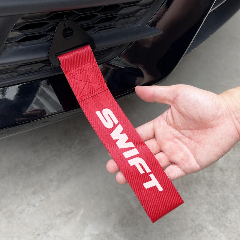 Car Decorative Tow Rope For Suzuki Jimny Swift Grand Vitara Ignis Alto Baleno SX4 Samurai S-Cross Celerio Ertiga Ciaz Equator
