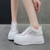 Casual Sports Shoes Lightweight Versatile Board Shoes New Spring Heightening Thick-soled White Shoes Women