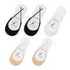 5 Pairs Suspenders Women Cotton Boat Socks Invisible Shallow Mouth Summer Thin Half Sole Socks Not Drop Heel Short Sox