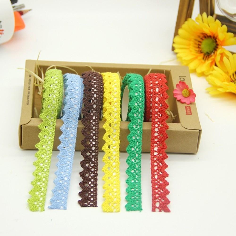 Cotton Flower Lace Trim 2 Yards Length DIY Craft Lace New Lace Ribbon Tape Handicrafts Decoration