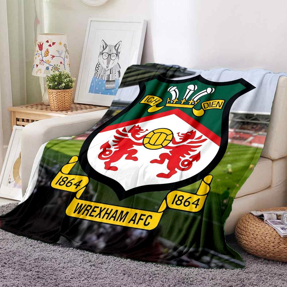 Wrexham Afctowel Blanket, High quality Comfortable for All Seasons, Home Decor, Warmth and Comfort