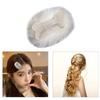 Unique Bone Hairpin Y2K Cute Hair Clip Plush Dog Bone Shape Hair Barrettes Fun Hair Clips Brooch Halloween Jewelry Gift