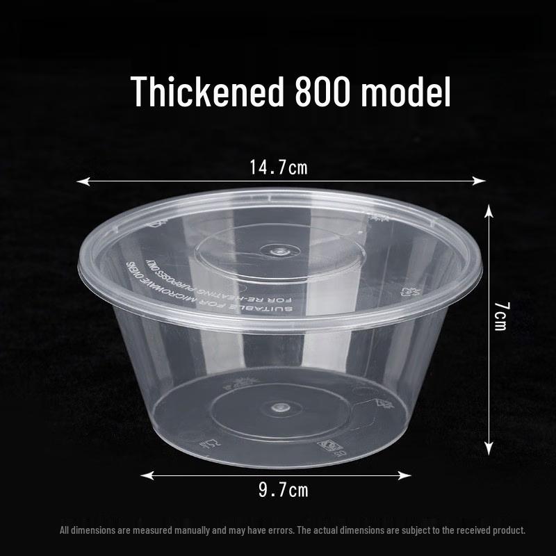 Disposable Round Takeaway Food Container