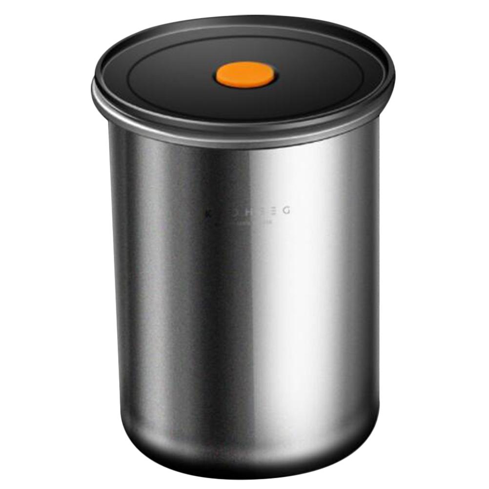 

Stainless Steel Airtight Coffee Bean Storage Canister With Locking Clamp For Beans Sugar Dry Grains Container Jar PP