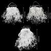 Santa Claus Beard Curly Fluffy Costume Adults/Kids Christmas Performance Santa Fake White Handlebar Mustache For Party NEW