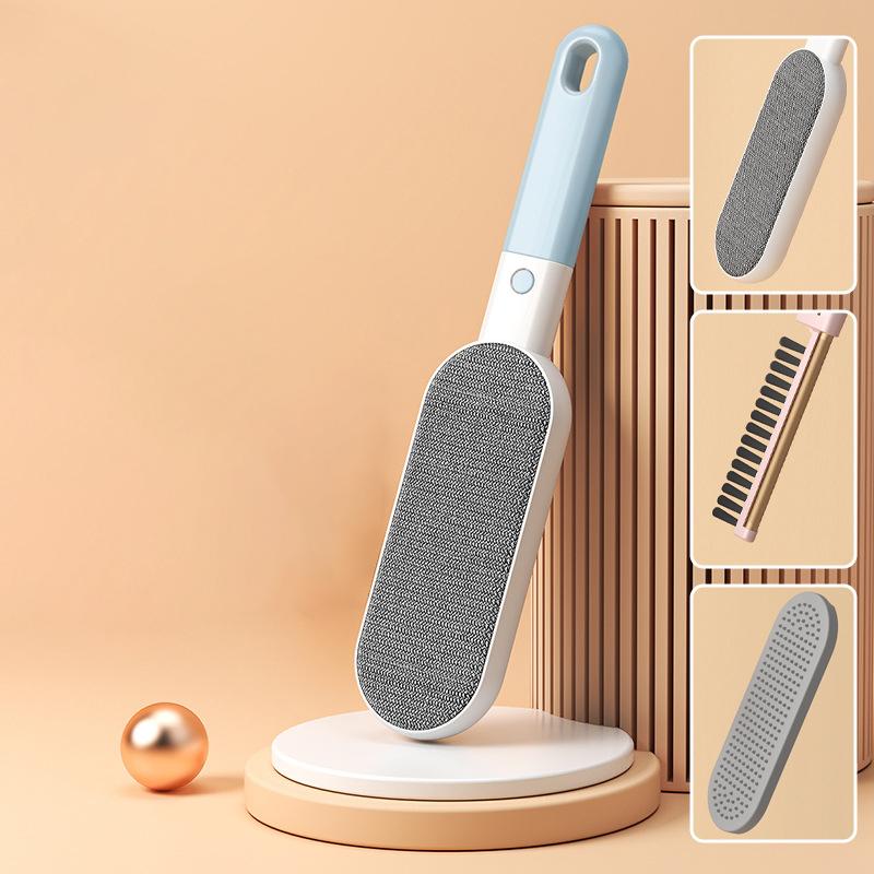 4-in-1  Hair Remover Lint Rollers Brushes Clothes Hairball Remover Brush Dust Sticky Cleaner Fur Zapper Clean Pet Hair Tools