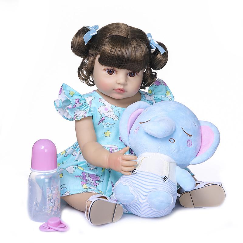 NPK Genuine 55CM Waterproof Full Silicone Reborn Baby Doll