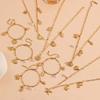 Stainless Steel Pearl Marine Life Jewelry Set - Summer Beach Collection