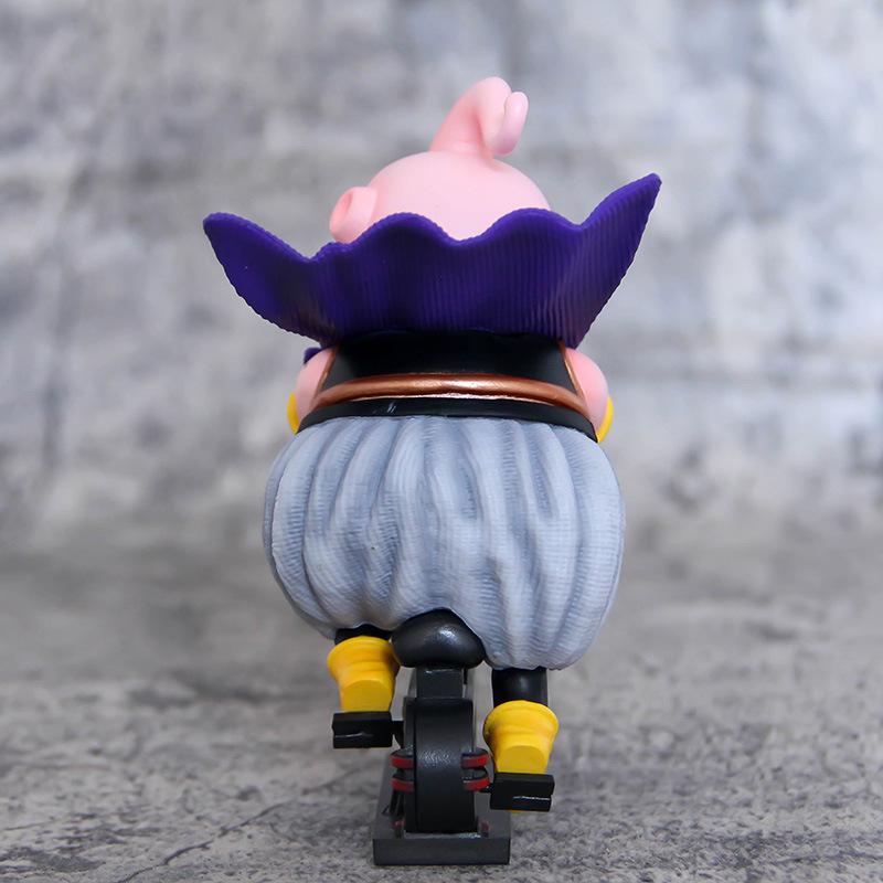 12cm Anime Dragon Ball Majin Fat Buu Cycling Figures Pvc Figures Model Toys Dolls Gifts