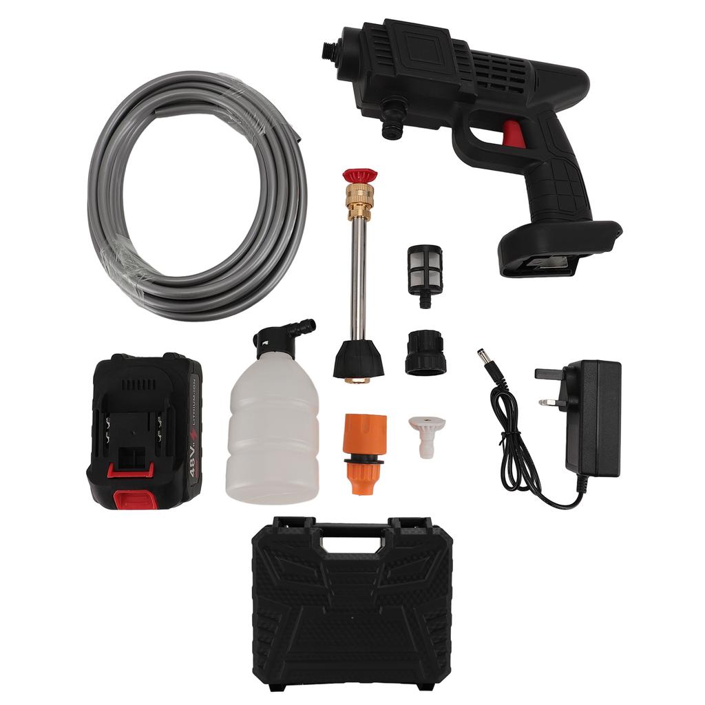 Cordless Pressure Washer 30bar High Pressure 3 Washing Modes Handheld Portable Rechargeable Battery