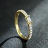 Tancise Classic 925 Sterling Silver Zirkónový prsteň Dámske šperky Svadobný darček na párty