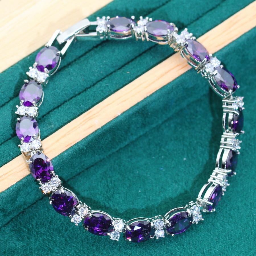 Gorąca Moda Wysoka Jakość Cyrkon Kobieta Bransoletka Zestaw Akcesoria