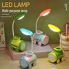 Multifunctional Folding Cartoon Desk Lamp with USB Charging and Eye-Protection for Study, Dormitory, and Bedside Use