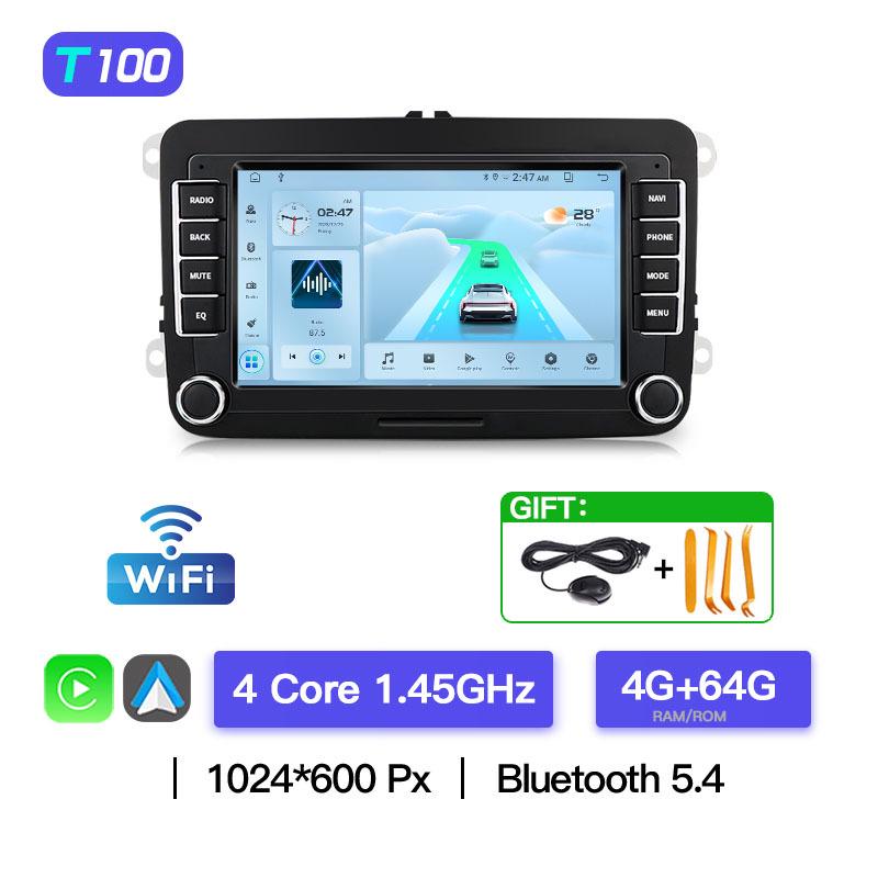Seat Altea/Altea XL Car Central Control Navigation System with Reversing Camera and Radio
