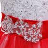 New 2026 Style Girls' Color Block Puffy Princess Formal Wedding Flower Girl Dress
