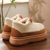 Thick-soled Cotton Shoes, Velvet Outer Wear, Warm Indoor Home Non-slip Soft-soled Fashion Cotton Shoes