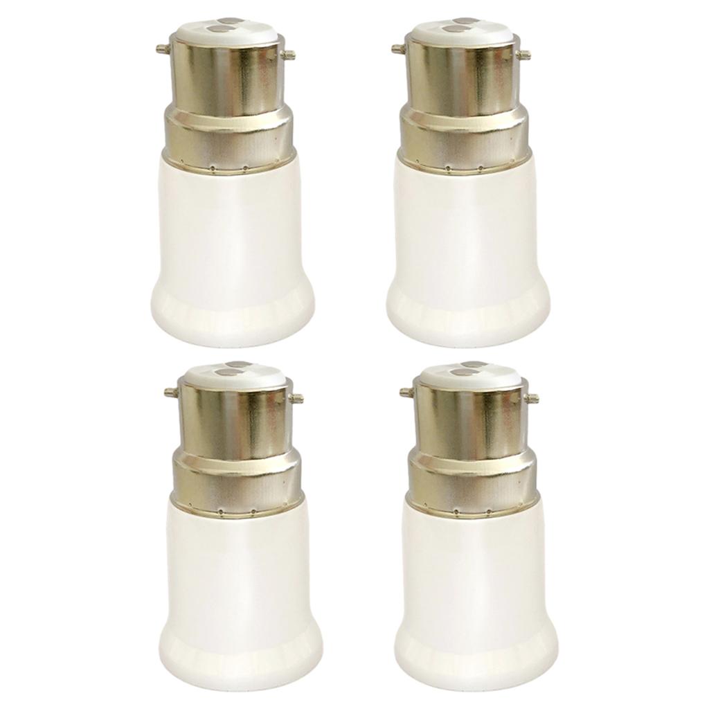 1/4/10pcs Welding-Free B22 To E27 Light Socket Adapter Bulbs Holders Lamp Sockets Converter Extended Lamp Bulb Conversion Holder