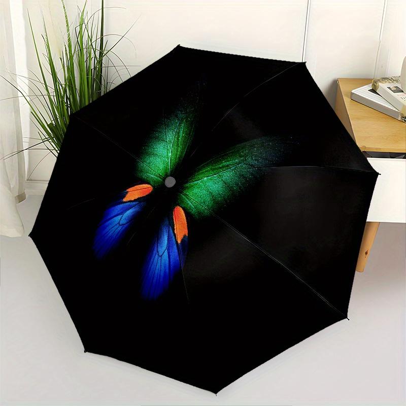 

Colorful Butterfly Wings Phone Wallpaper BackgroundUmbrella, Cute Umbrella with Cute Design, Portable 3-Fold Compact Umbrella for Men & Women, Valenti