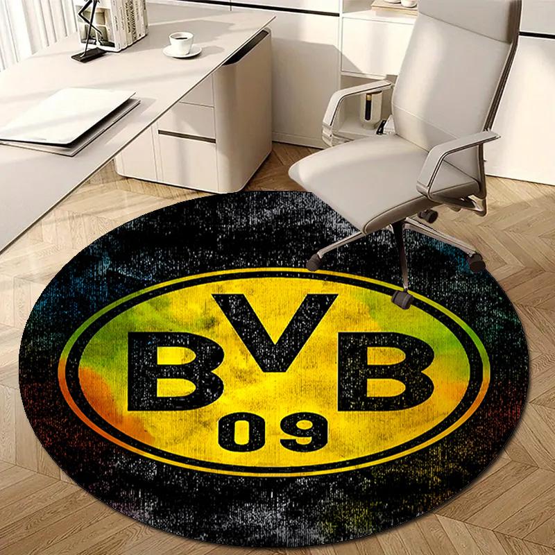 1pc B-BVB09 Print Round Carpet Chair Round Carpet Suitable for Bedroom Living Room Home Decorative Carpet