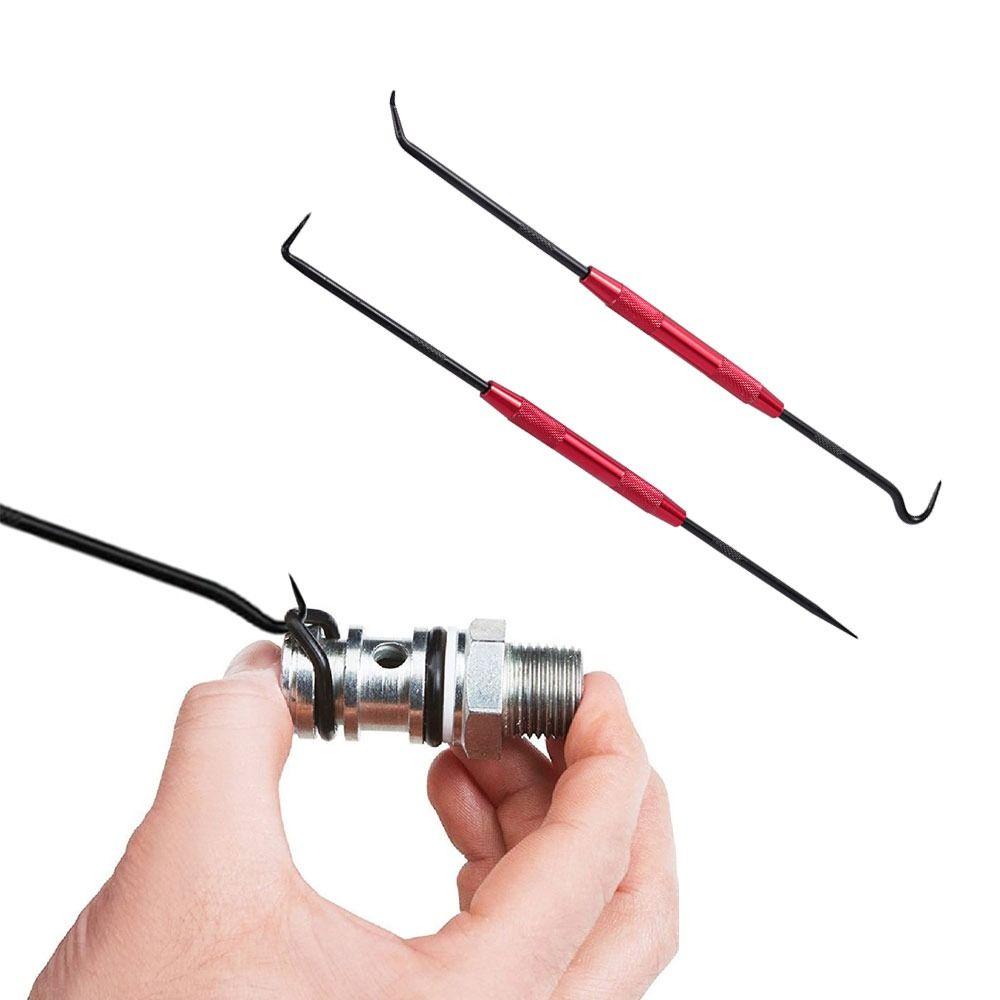 2 STÜCKE Reparaturwerkzeug Kamm Dietriche Mini Dichtung Zieher O-Ring Haken Abzieher Auto