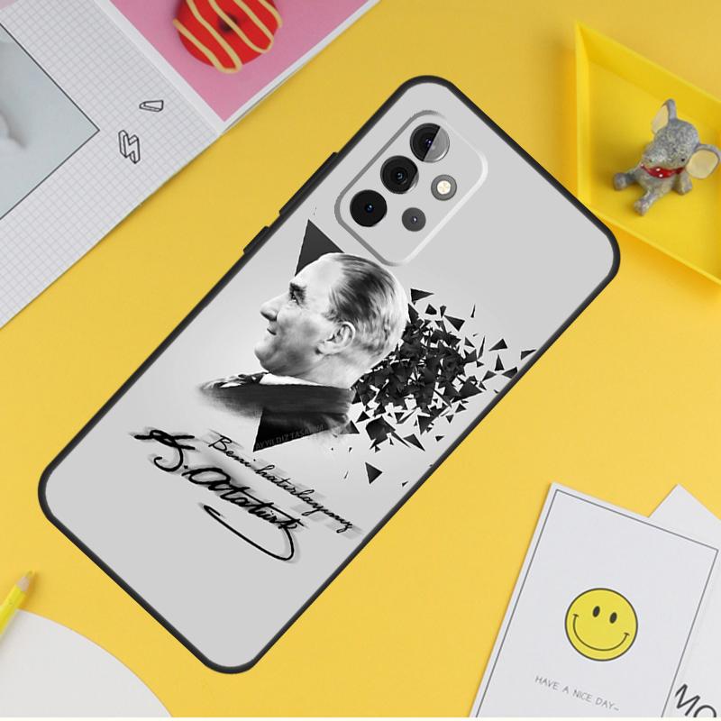 

Turkey Mustafa Kemal Ataturk Case For Samsung Galaxy A15 A17 A54 A34 A14 A13 A23 A33 A53 A52 A32 A12 A56 A36 A16 A35 A55 Samsung A73 5G