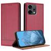 For Oppo Reno14 5G (China)/Oppo Reno14 5G (Global) Case L-Shaped Grid Pattern Leather Stand Phone Cover with Card Slots