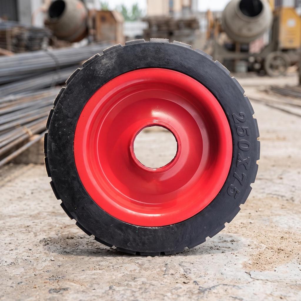 Wheel Assembly with Steel Rim Flat-Puncture-Proof Replacement Wheels Stable