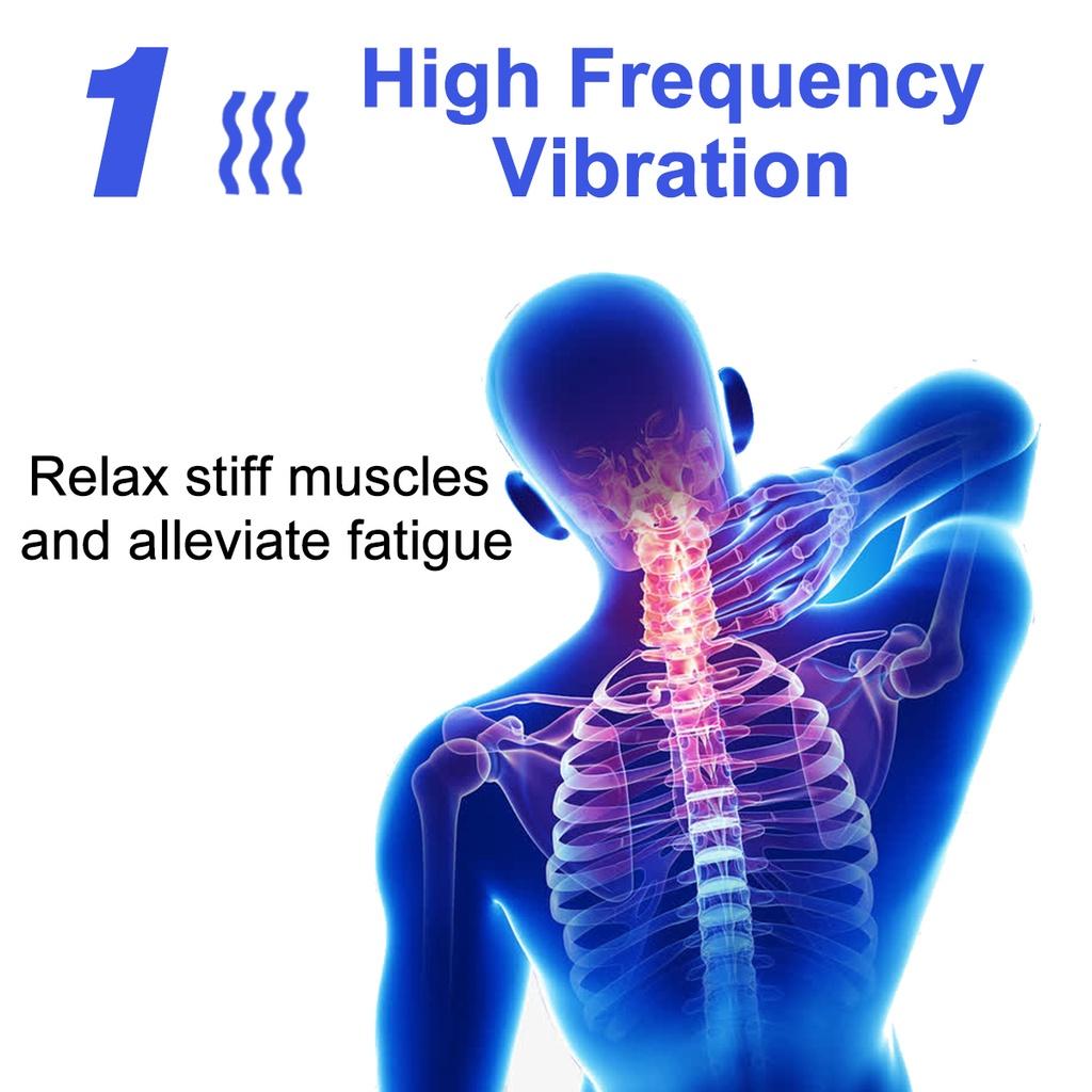 DC 12V 5 Mode Electric Vibrating Car Massage Chair Pad Portable Massager Pad Home Infrared Heating Back Vibrator Massage