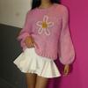 Casual Woolen Long-sleeved T-shirt Jacket Sweater for Women 2025 Autumn and Winter