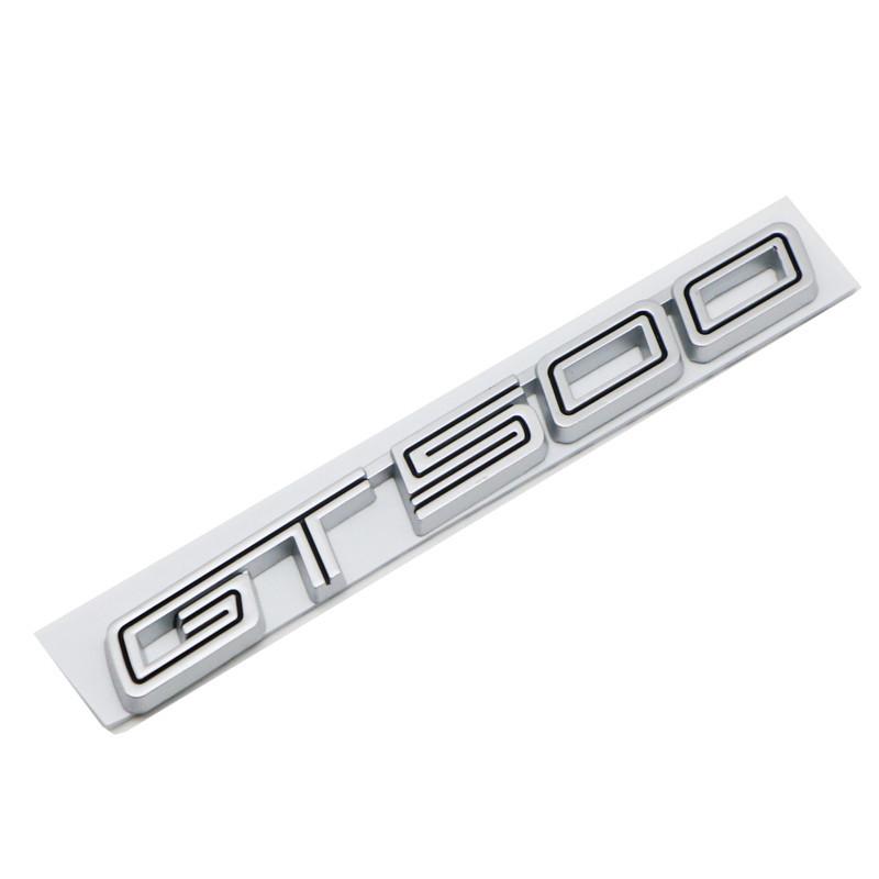 Car 3D Metal Letters Decals Sticker For Mustang GT 500 SHELBY GT350 GT500 Logo Car Body Tail Trunk Badge Emblem Stickers