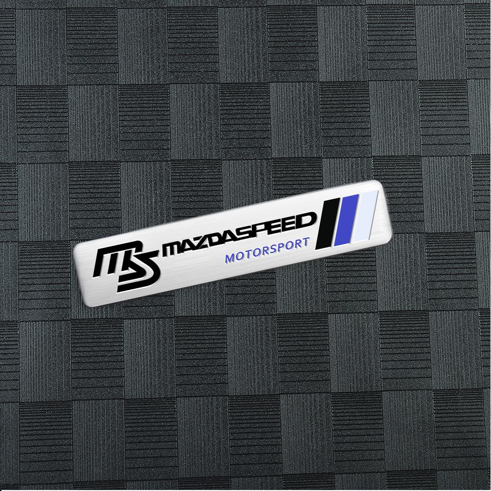 3D Aluminum Car Trunk Body Sticker Auto Emblem Exterior Decals Accessories For Mazda 3 6 MS Atenza Axela CX-5 CX-8 RX-8 GG GJ BK FF10