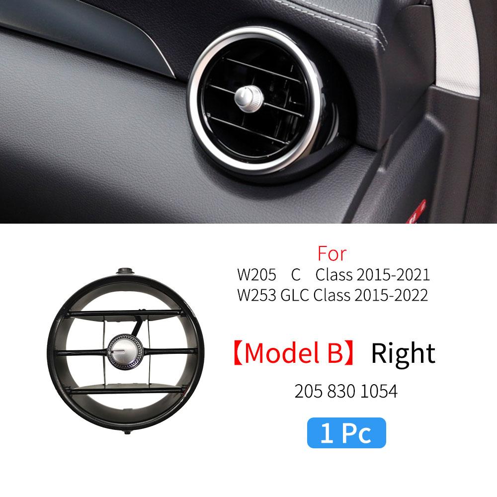For Mercedes W205 W253 Car Front Rear Console Central Air Conditioner AC Vent Grille For Benz C GLC Class C180 C200 C260 GLC300