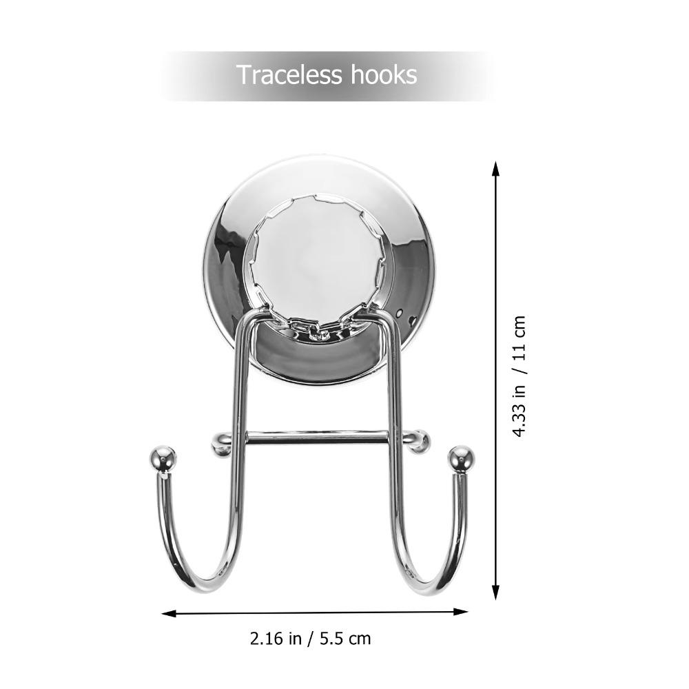 For Hanging Kitchen Bathroom Supplies Easy To Install L9BE Vacuum Suction Cup Hooks Towel Racks Wall Hook Toilet Paper Hanger