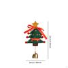 Christmas Bell Ornament Xmas Tree Pendant Traditional Decor Charm Car Mirror for Holidays