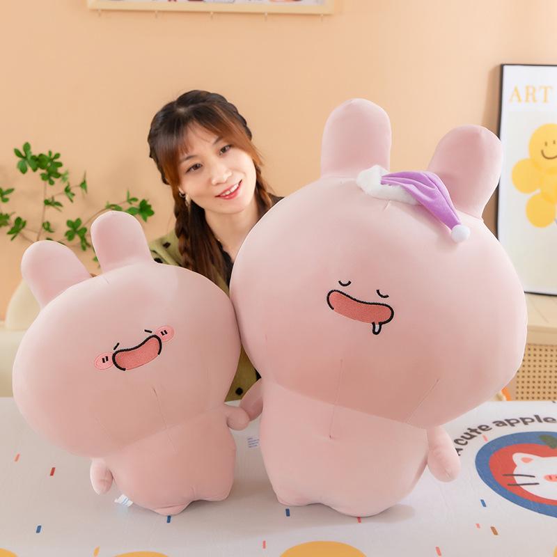 Asa Mimi Plush Toy - Cute Sleep Companion, Soft Cartoon Rabbit Cushion Gift for Girls