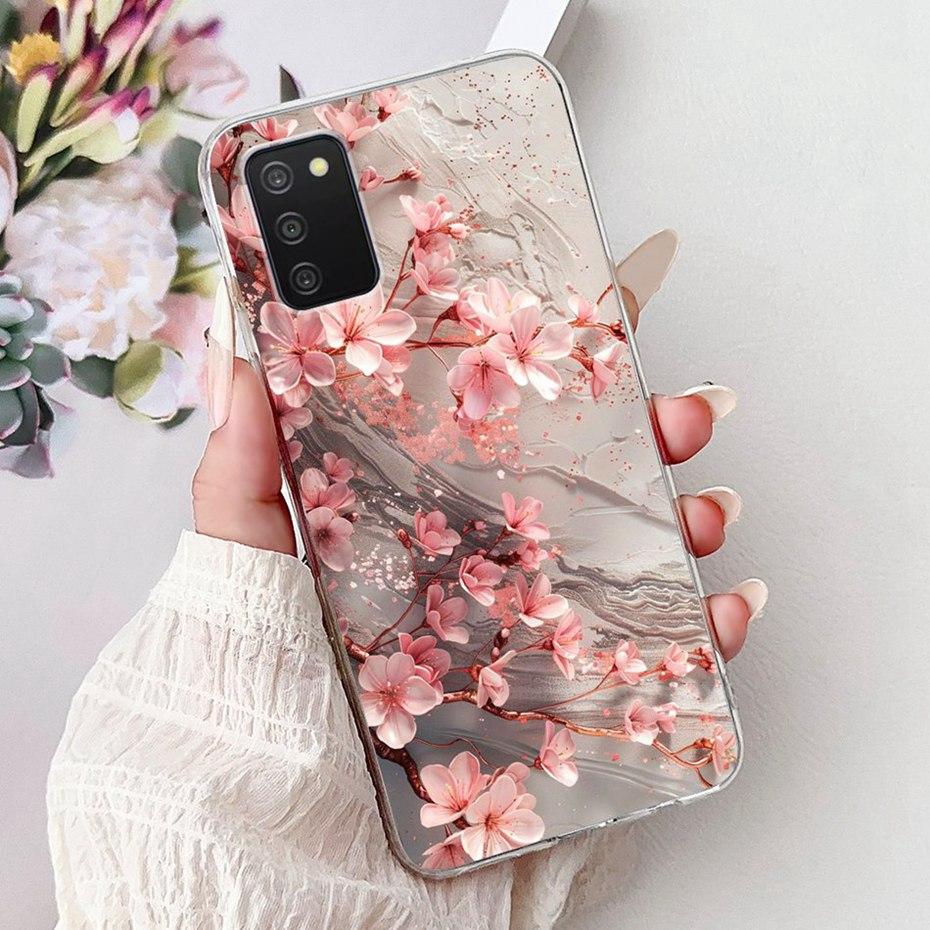 Cute Painting Phone Case For Samsung Galaxy A03s Soft Silicone TPU Back Covers For Samsung A03S SM-A037F A037G Cases Bumpers